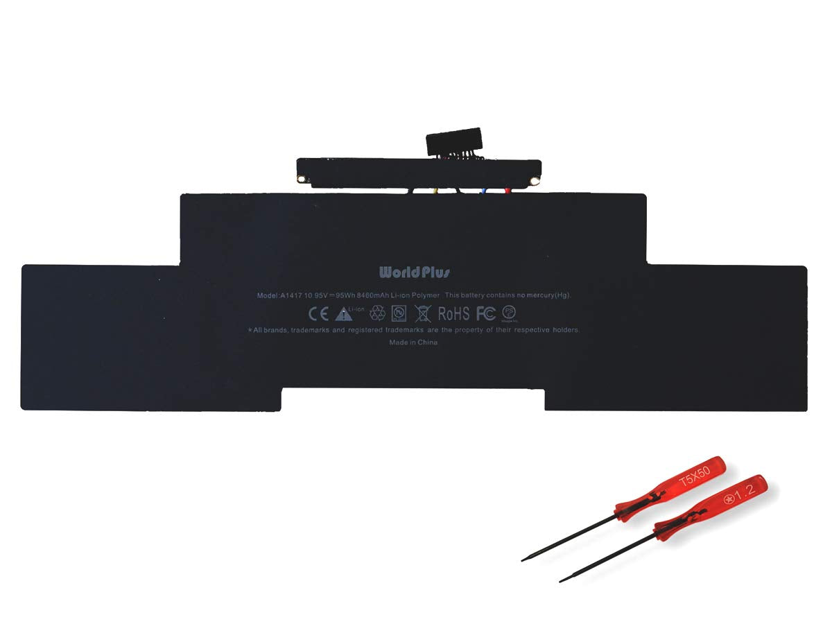 WorldPlus Apple MacBook Pro Retina 15インチ A1417 交換バッテリー Mid 2012 / Early 2013 対応