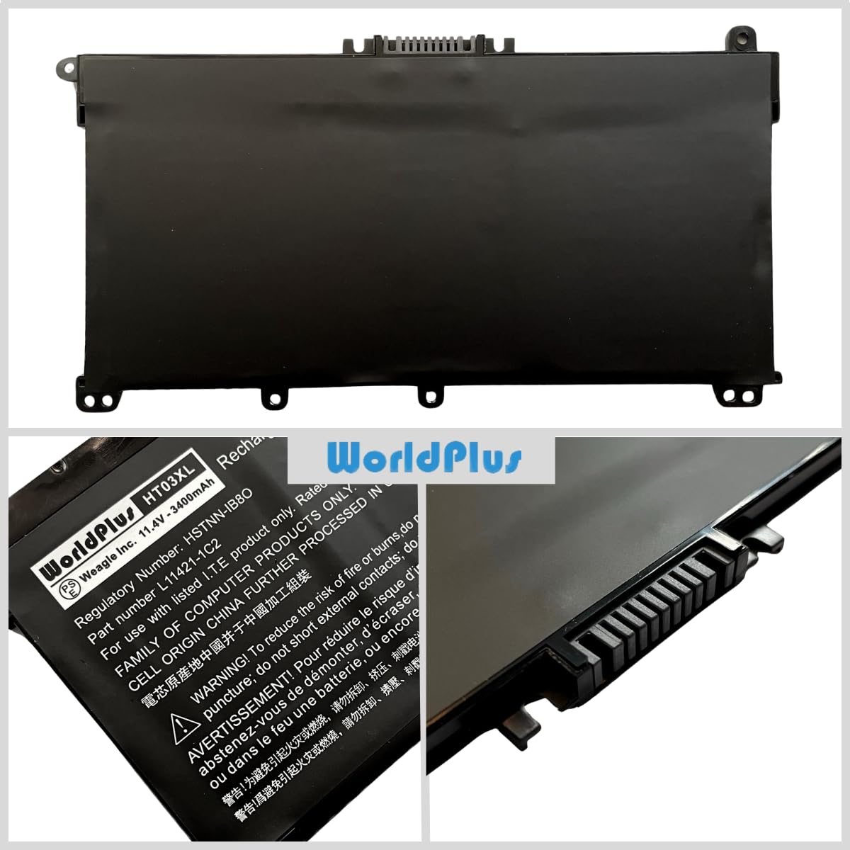 WorldPlus HT03XL バッテリー HP 15-da0000 15-db0000 / Pavilion 15-cs0000 15-cu0000 15-cu1000 対応