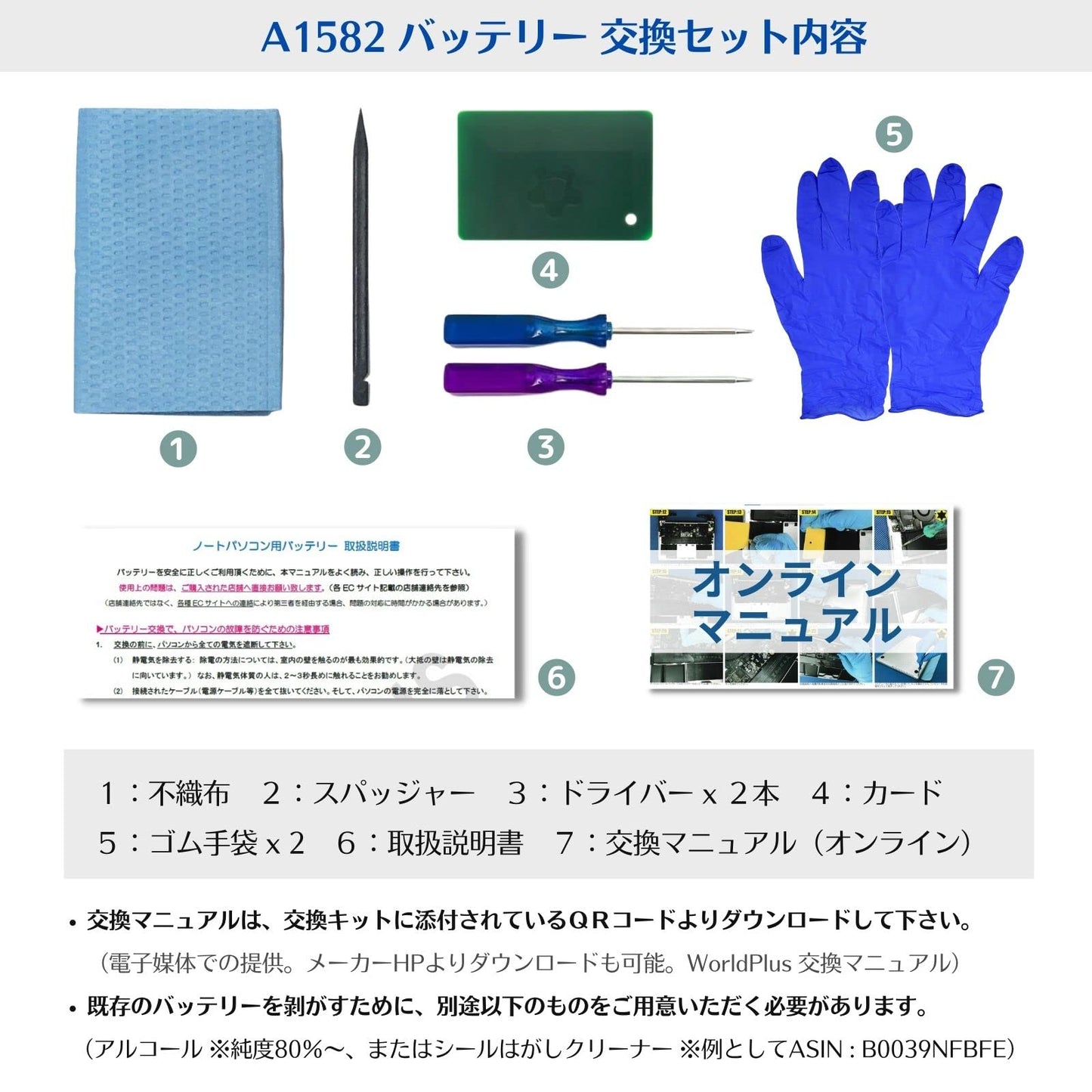 WorldPlus Apple MacBook Pro Retina 13インチ A1493 A1582 A1502 交換バッテリーLate 2013 / Mid 2014 / Early 2015 対応