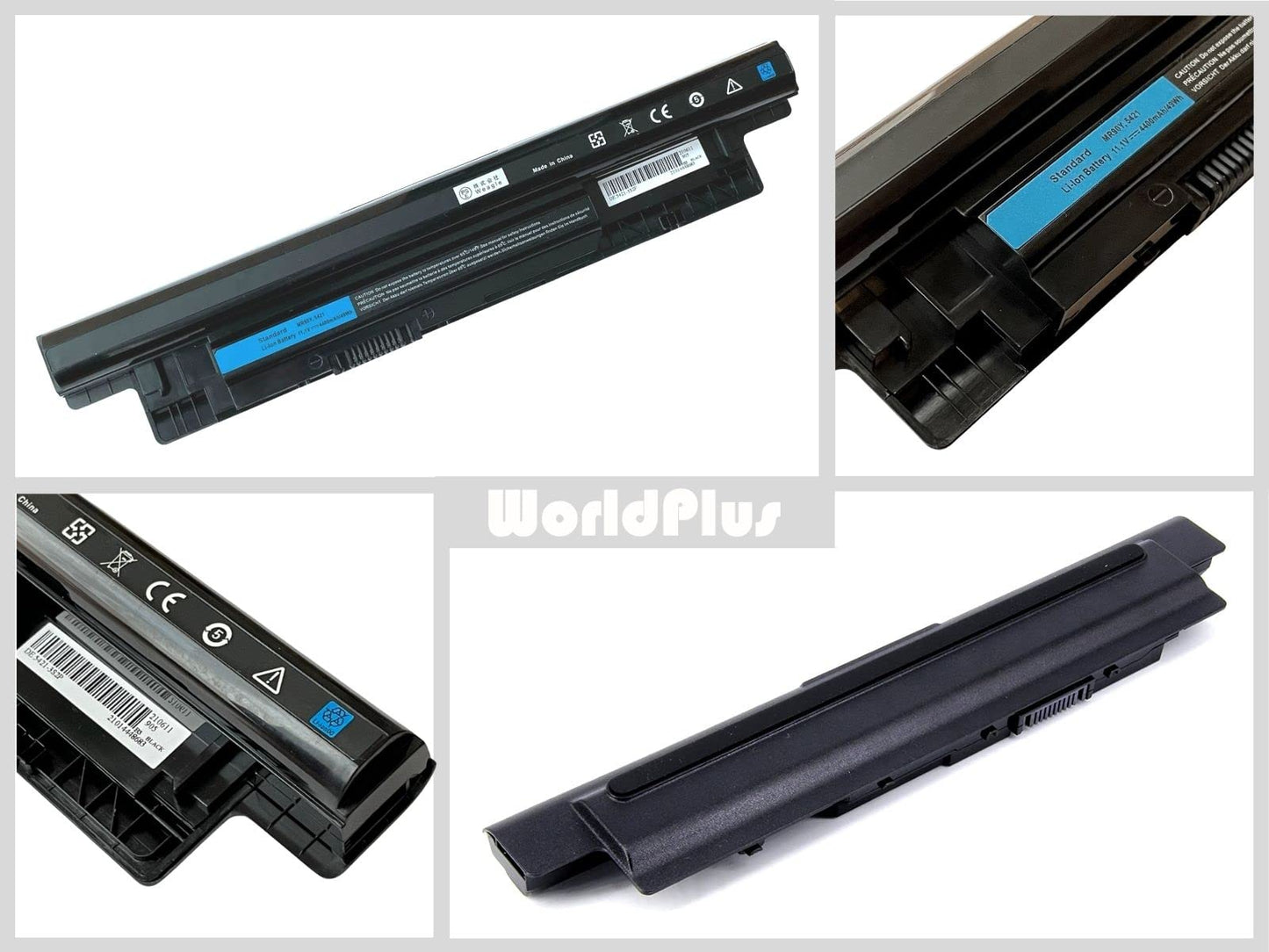 WorldPlus デル DELL MR90Y XCMRD 互換バッテリー Inspiron 14 14R 15 15R 17 17R 3521 / Vostro 2421 2521
