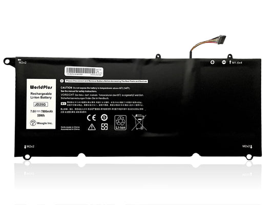 WorldPlus デル Dell XPS 13 9343 9350 交換バッテリー JD25G 90V7W 5K9CP RWT1R 0DRRP 0N7T6 対応