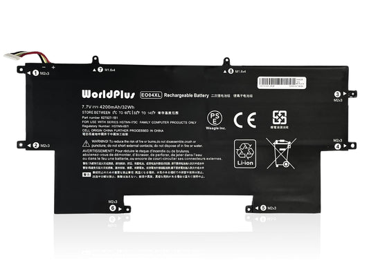 WorldPlus EO04XL バッテリー HP EliteBook Folio G1 - V1C36EA V1C37EA V1C39EA V1C40EA V1C42EA V1C43EA