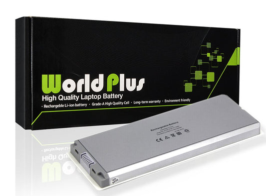 WorldPlus Apple MacBook 13インチ 1,1~5,2 (2006-2009) 交換バッテリー A1185 A1181 White