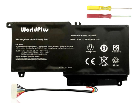 WorldPlus Toshiba 東芝 Dynabook T553 T554 T653 T654 T954 T953 / Satellite B753 B754交換バッテリー PA5107U-1BRS