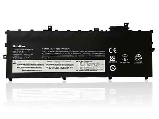 WorldPlus Lenovo 互換バッテリー X1 Carbon 第５～６世代（2017-2018) 対応 01AV430 01AV494